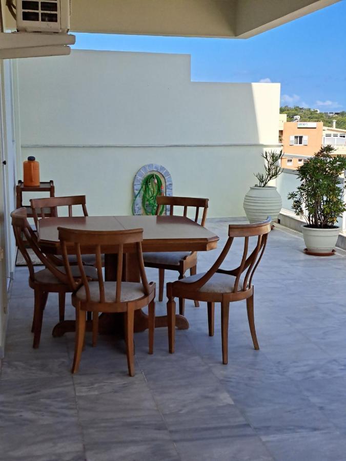 Seaview Flora'S Luxury Apartment-300Meters From The Beach Ретимно Экстерьер фото