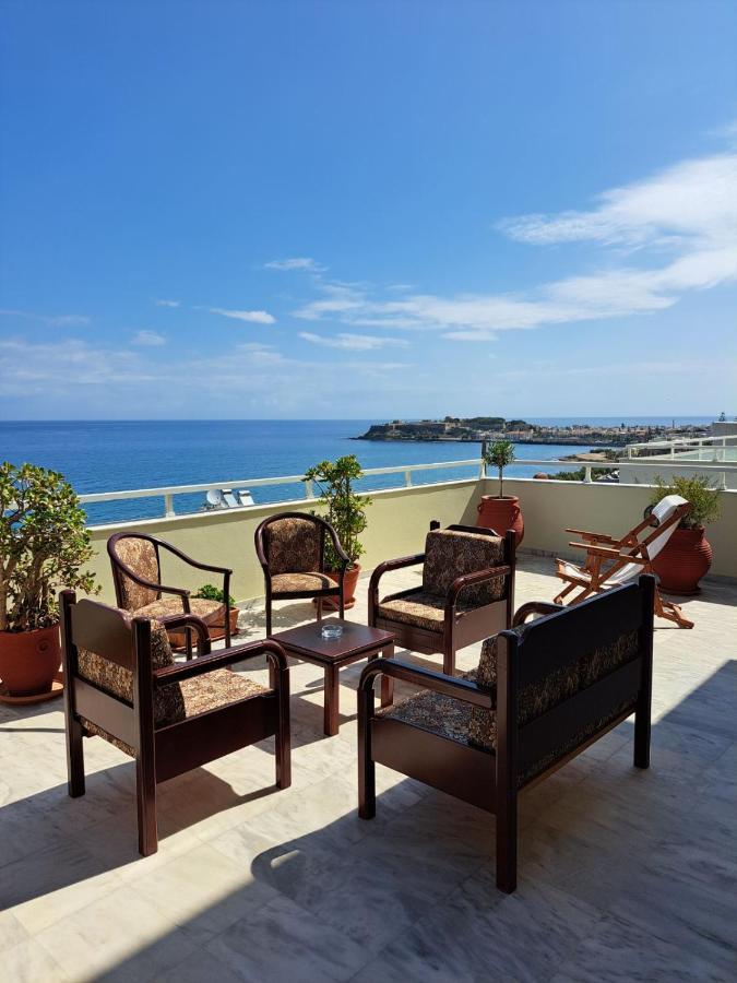 Seaview Flora'S Luxury Apartment-300Meters From The Beach Ретимно Экстерьер фото