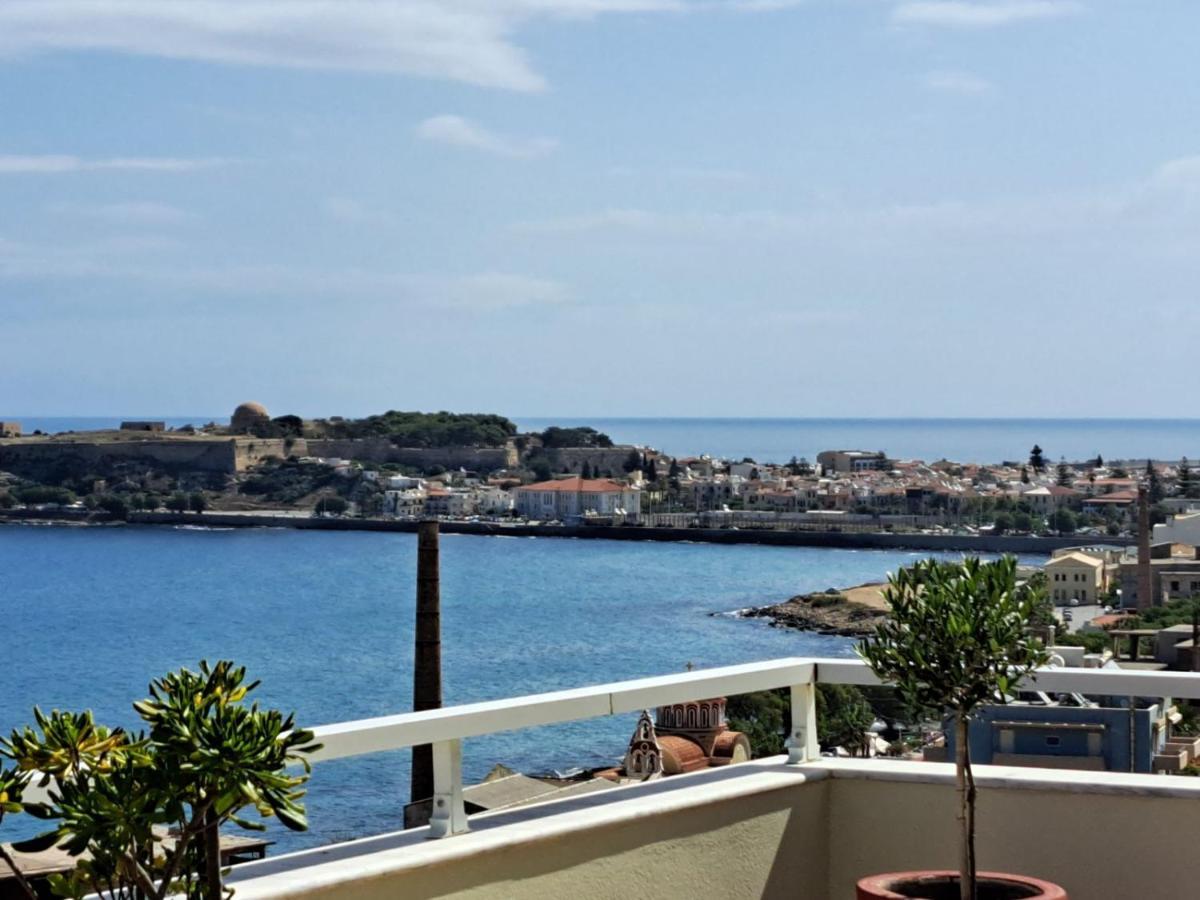 Seaview Flora'S Luxury Apartment-300Meters From The Beach Ретимно Экстерьер фото