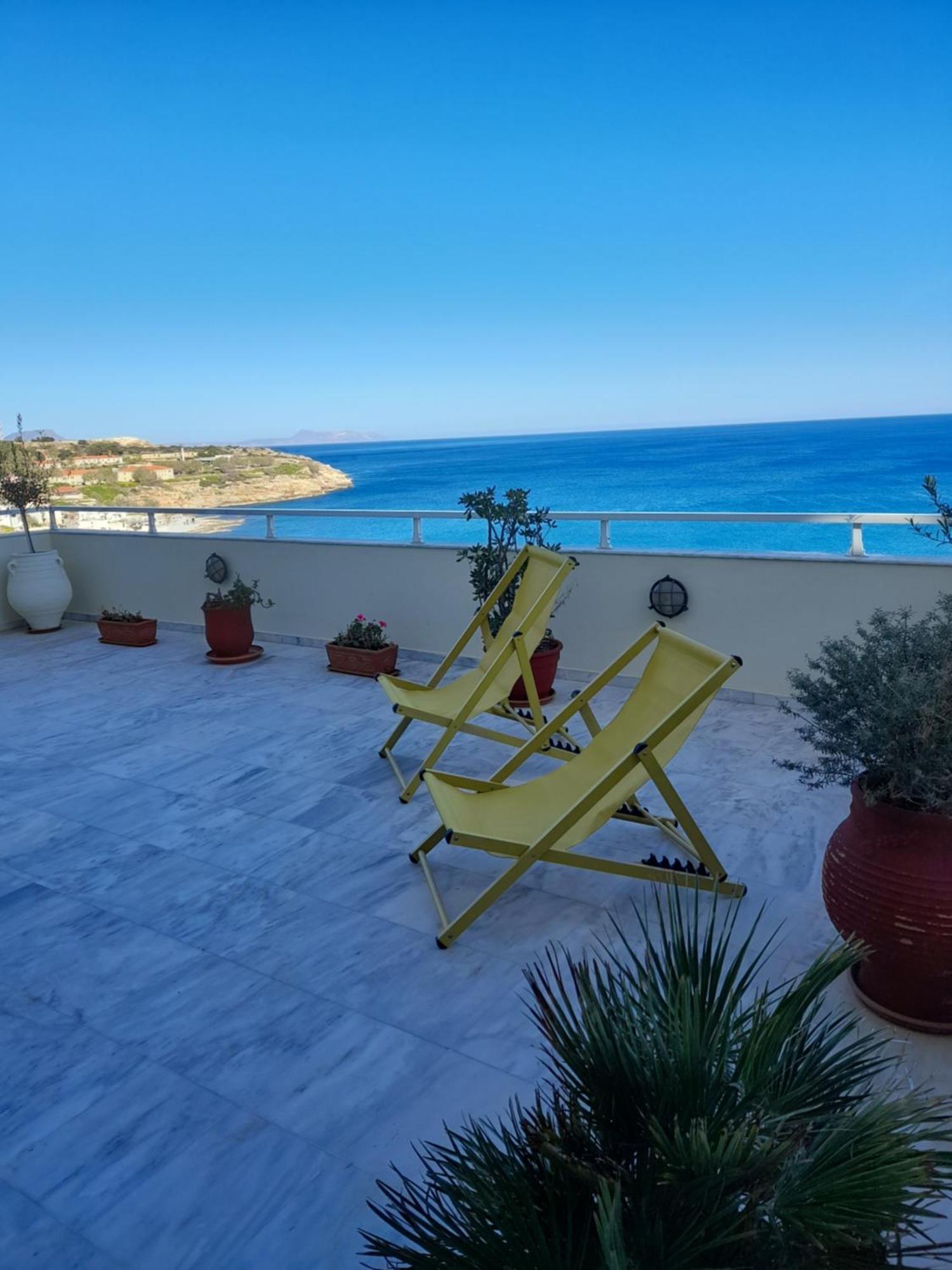 Seaview Flora'S Luxury Apartment-300Meters From The Beach Ретимно Экстерьер фото